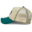 shapka-izvita-traker-bezhov-snapbek-9forty-a-frame-all-day-na-oakland-athletics-mlb-ot-new-era