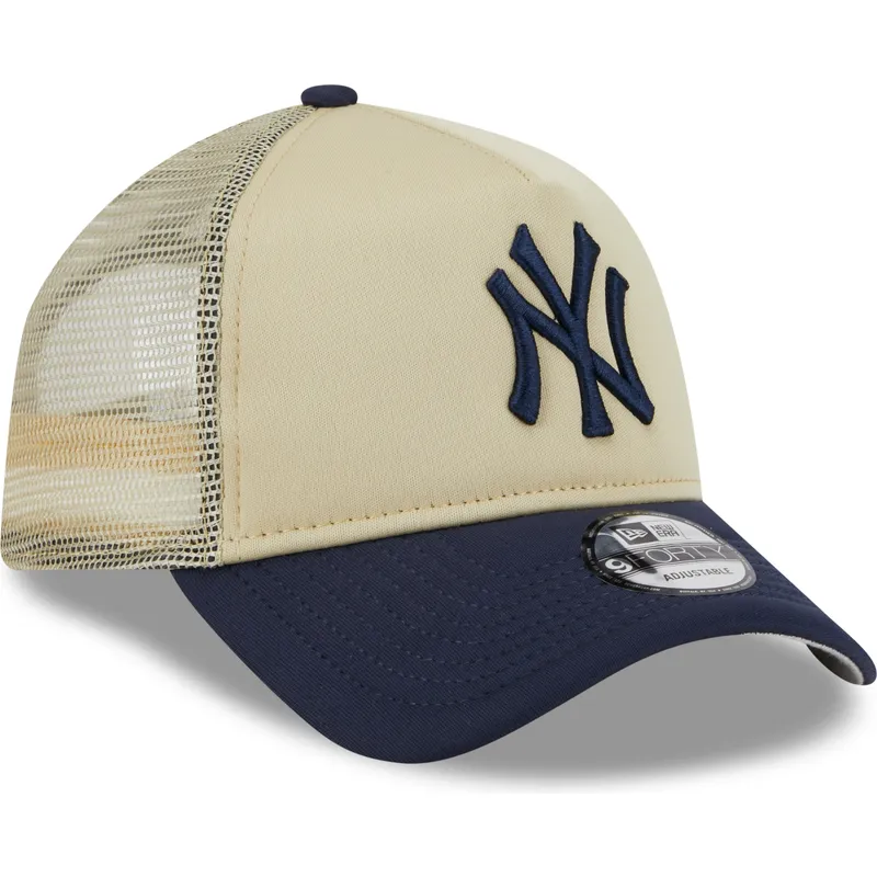 shapka-izvita-traker-bezhov-snapbek-9forty-a-frame-all-day-na-new-york-yankees-mlb-ot-new-era