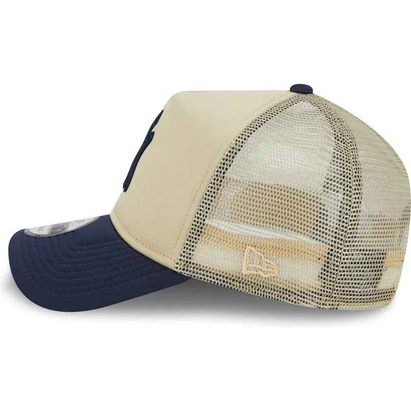 shapka-izvita-traker-bezhov-snapbek-9forty-a-frame-all-day-na-new-york-yankees-mlb-ot-new-era