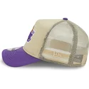 shapka-izvita-traker-bezhov-snapbek-9forty-a-frame-all-day-na-los-angeles-lakers-nba-ot-new-era