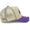 shapka-izvita-traker-bezhov-snapbek-9forty-a-frame-all-day-na-los-angeles-lakers-nba-ot-new-era