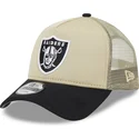 shapka-izvita-traker-bezhov-snapbek-9forty-a-frame-all-day-na-las-vegas-raiders-nfl-ot-new-era