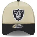 shapka-izvita-traker-bezhov-snapbek-9forty-a-frame-all-day-na-las-vegas-raiders-nfl-ot-new-era