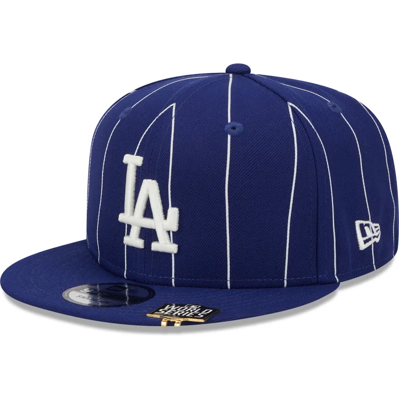 shapka-ploska-sinya-snapbek-9fifty-pinstripe-visor-clip-na-los-angeles-dodgers-mlb-ot-new-era