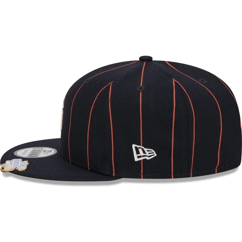 marinebla-flat-snapback-kasket-9fifty-pinstripe-visor-clip-fra-detroit-tigers-mlb-fra-new-era