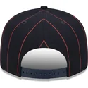 marinebla-flat-snapback-kasket-9fifty-pinstripe-visor-clip-fra-boston-red-sox-mlb-fra-new-era
