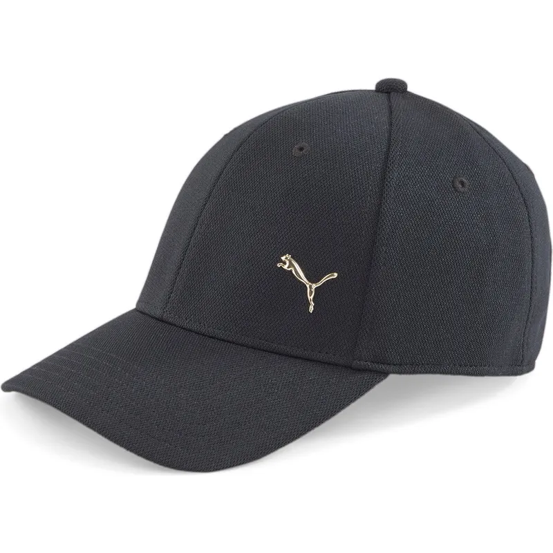 shapka-izvita-cherna-reguliruem-gold-metal-cat-ot-puma