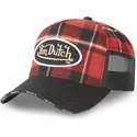 casquette-trucker-rouge-et-noire-ajustable-cla3-von-dutch