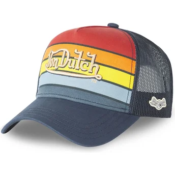 casquette-trucker-bleue-marine-et-rouge-sun-von-dutch