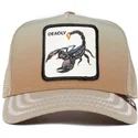 shapka-izvita-bezhov-snapback-na-gorra-trucker-beige-escorpion-deadly-get-over-here-the-farm-the-farm-ot-goorin-bros