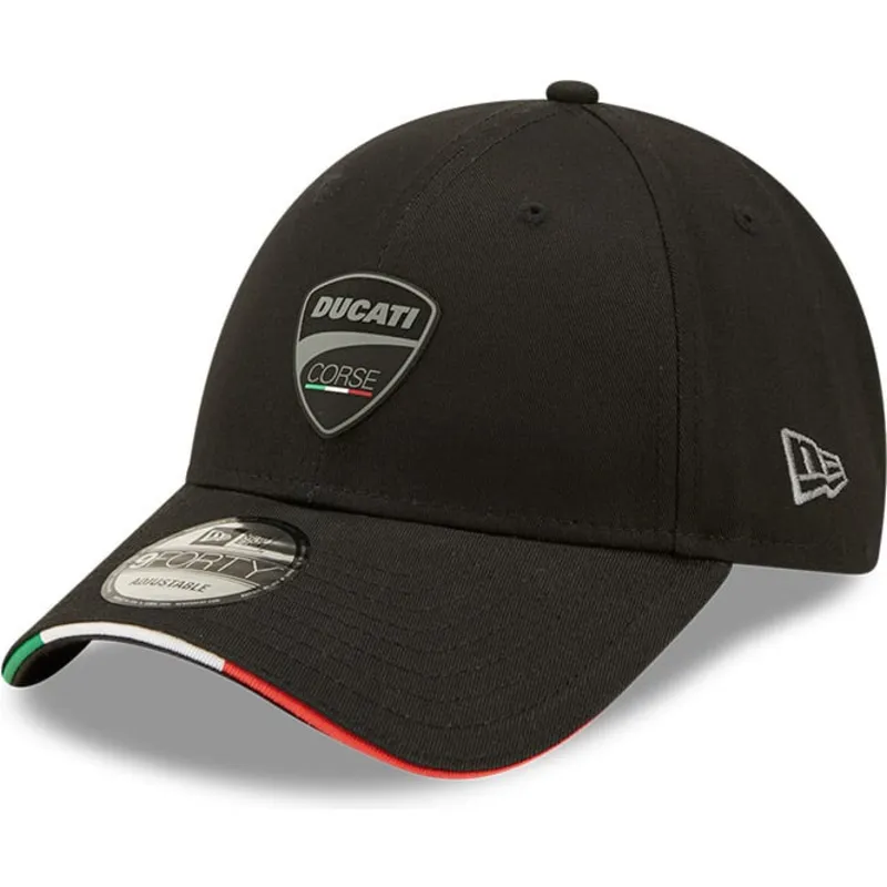 shapka-izvita-cherna-reguliruem-9forty-repreve-flag-sandwich-na-ducati-motor-motogp-ot-new-era