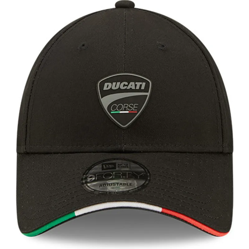 shapka-izvita-cherna-reguliruem-9forty-repreve-flag-sandwich-na-ducati-motor-motogp-ot-new-era