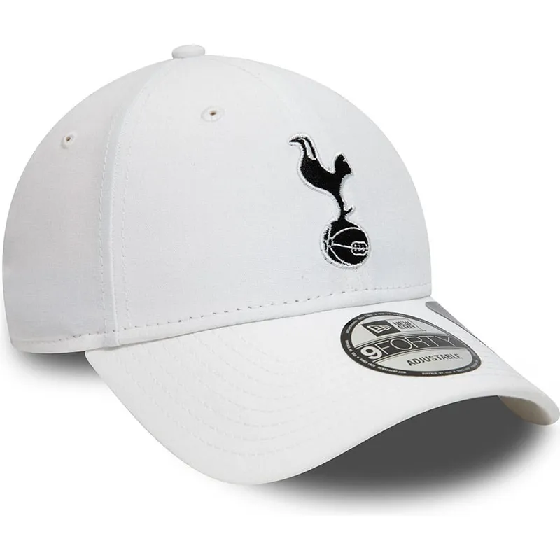 weisse-verstellbare-curved-cap-9forty-repreve-von-tottenham-hotspur-football-club-premier-league-von-new-era