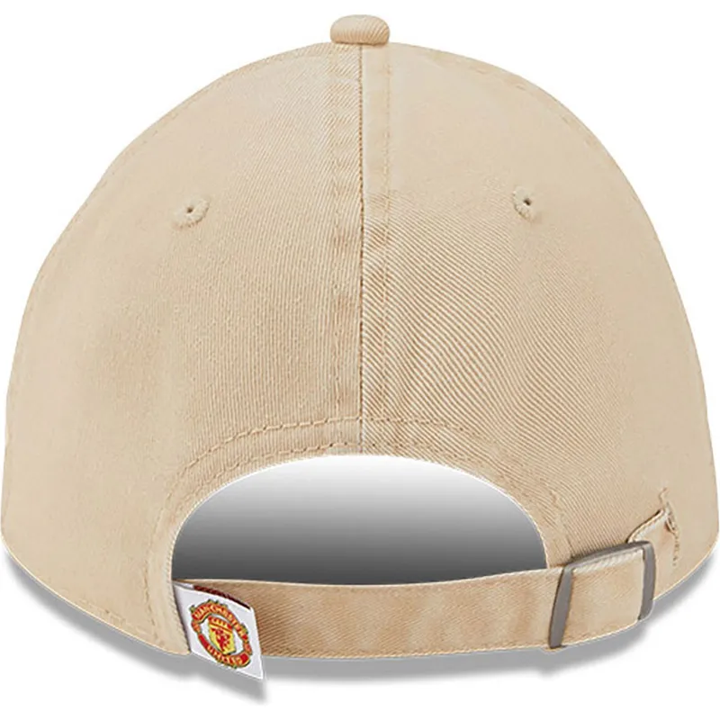 shapka-izvita-bezhov-reguliruem-casual-classic-stickman-na-manchester-united-football-club-premier-league-ot-new-era