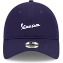 casquette-courbee-bleue-marine-ajustable-9twenty-vespa-piaggio-new-era