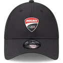 schwarze-verstellbare-curved-cap-9forty-ripstop-von-ducati-motor-motogp-von-new-era