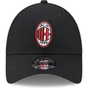 sort-justerbar-curved-kasket-9forty-core-fra-ac-milan-serie-a-fra-new-era