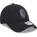 shapka-izvita-cherna-reguliruem-9forty-repreve-na-ac-milan-serie-a-ot-new-era