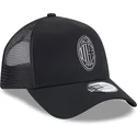 schwarze-a-frame-core-trucker-kappe-ac-milan-serie-a-von-new-era