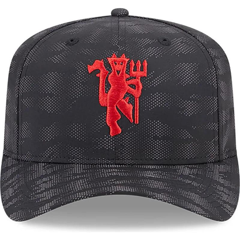 shapka-izvita-cherna-snapbek-9fifty-stretch-snap-reflective-camo-na-manchester-united-football-club-premier-league-ot-new-era
