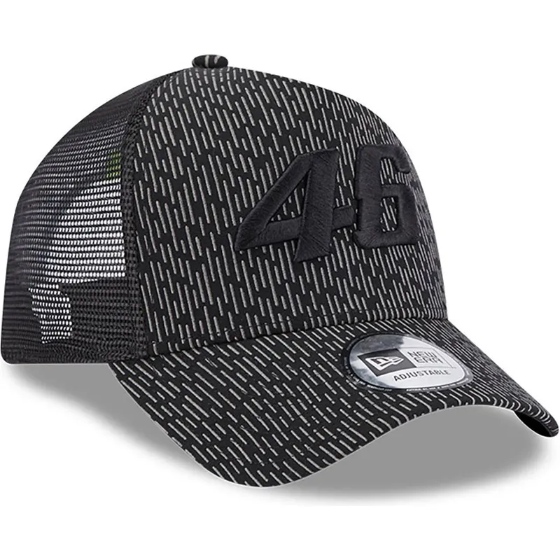shapka-izvita-traker-cherna-snapbek-a-frame-reflective-all-over-print-na-valentino-rossi-vr46-motogp-ot-new-era