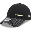 shapka-izvita-cherna-reguliruem-9forty-reflective-visor-na-valentino-rossi-vr46-motogp-ot-new-era