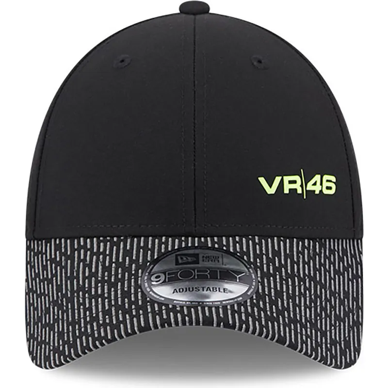 shapka-izvita-cherna-reguliruem-9forty-reflective-visor-na-valentino-rossi-vr46-motogp-ot-new-era