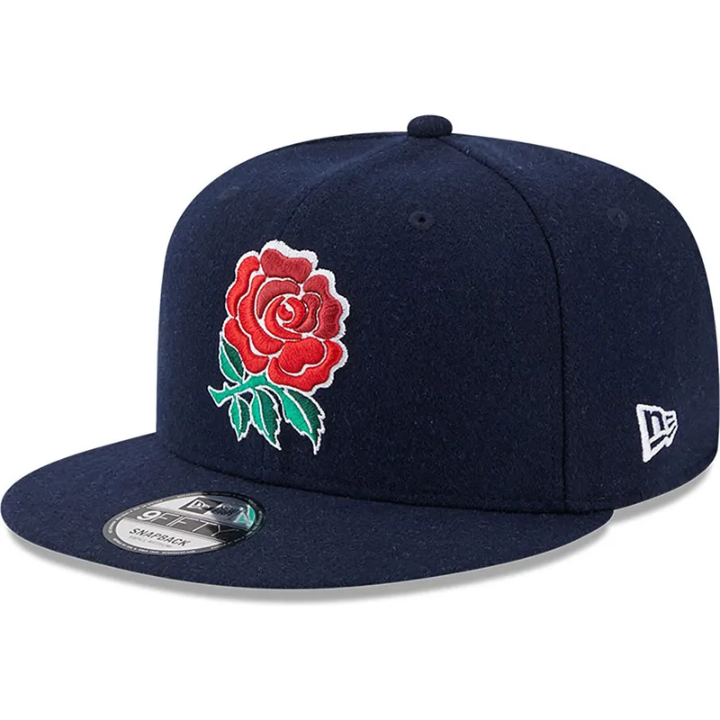 shapka-ploska-sinya-snapbek-9fifty-wool-na-england-rugby-rfu-ot-new-era
