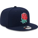 shapka-ploska-sinya-snapbek-9fifty-wool-na-england-rugby-rfu-ot-new-era