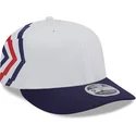 hvid-og-bla-buet-kasket-snapback-9fifty-stretch-snap-flawless-fra-french-rugby-federation-ffr-fra-new-era
