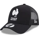 shapka-izvita-traker-cherna-snapbek-a-frame-monochrome-na-french-rugby-federation-ffr-ot-new-era