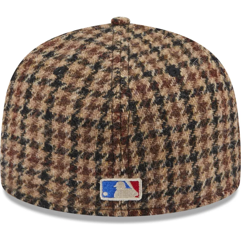 shapka-ploska-kafyav-reguliruema-59fifty-harris-tweed-na-new-york-yankees-mlb-ot-new-era