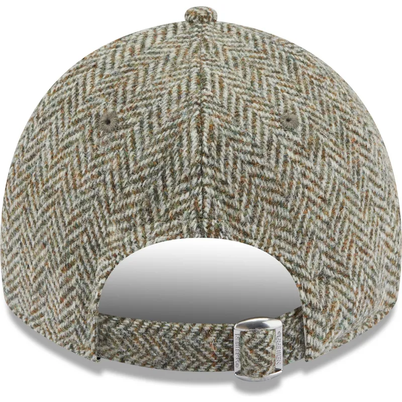 shapka-izvita-siv-reguliruem-9twenty-tweed-pack-na-new-york-yankees-mlb-ot-new-era