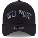 trucker-cap-marineblau-a-frame-team-script-der-new-york-yankees-mlb-von-new-era