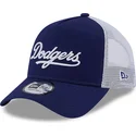 shapka-izvita-traker-sinya-snapbek-a-frame-team-script-na-los-angeles-dodgers-mlb-ot-new-era