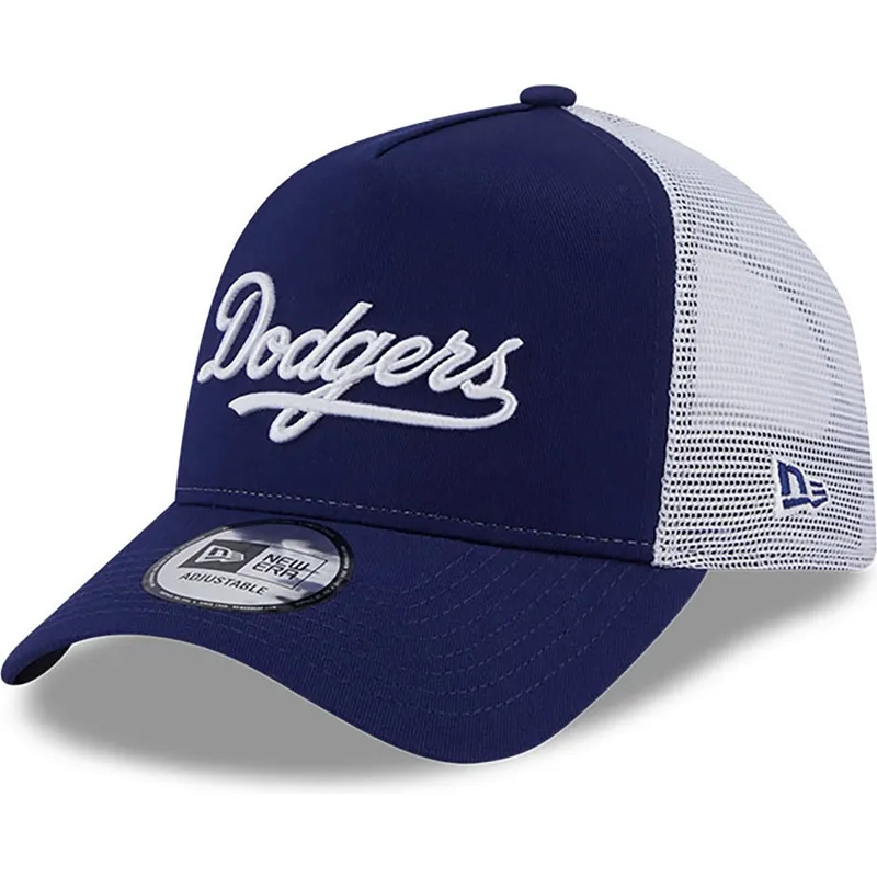 shapka-izvita-traker-sinya-snapbek-a-frame-team-script-na-los-angeles-dodgers-mlb-ot-new-era