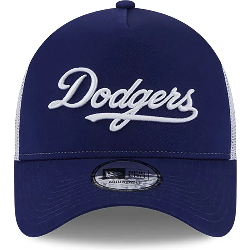 shapka-izvita-traker-sinya-snapbek-a-frame-team-script-na-los-angeles-dodgers-mlb-ot-new-era