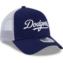shapka-izvita-traker-sinya-snapbek-a-frame-team-script-na-los-angeles-dodgers-mlb-ot-new-era