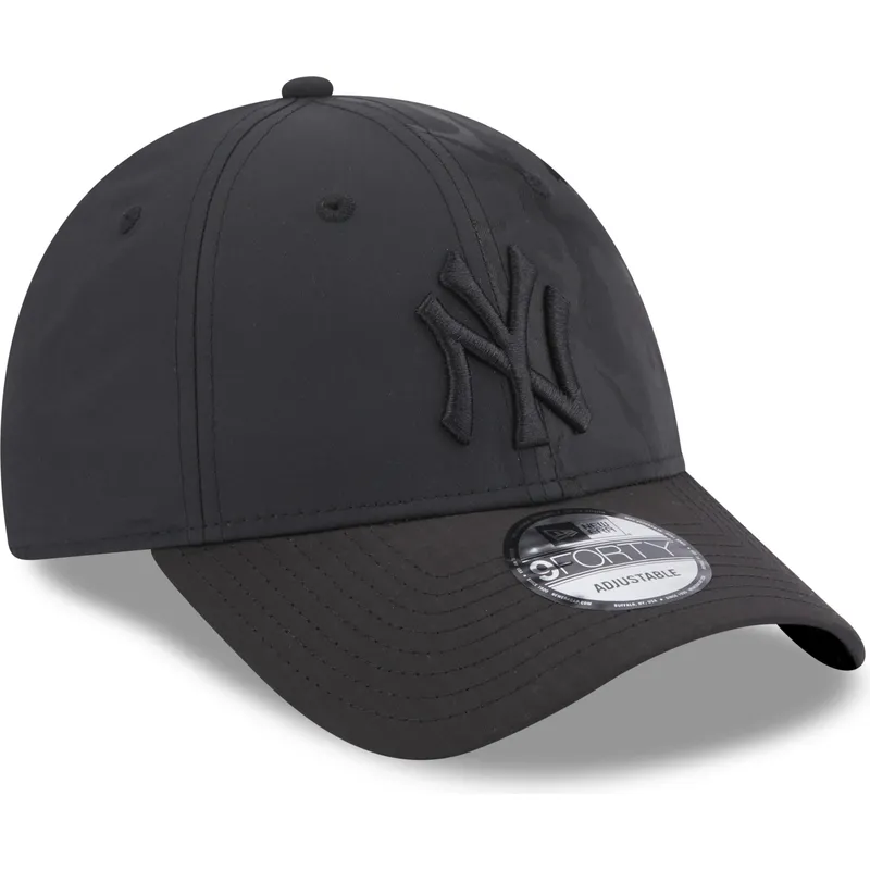 shapka-izvita-cherna-reguliruem-9forty-multi-texture-na-new-york-yankees-mlb-ot-new-era
