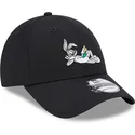 shapka-izvita-cherna-reguliruem-9forty-na-bugs-bunny-looney-tunes-ot-new-era