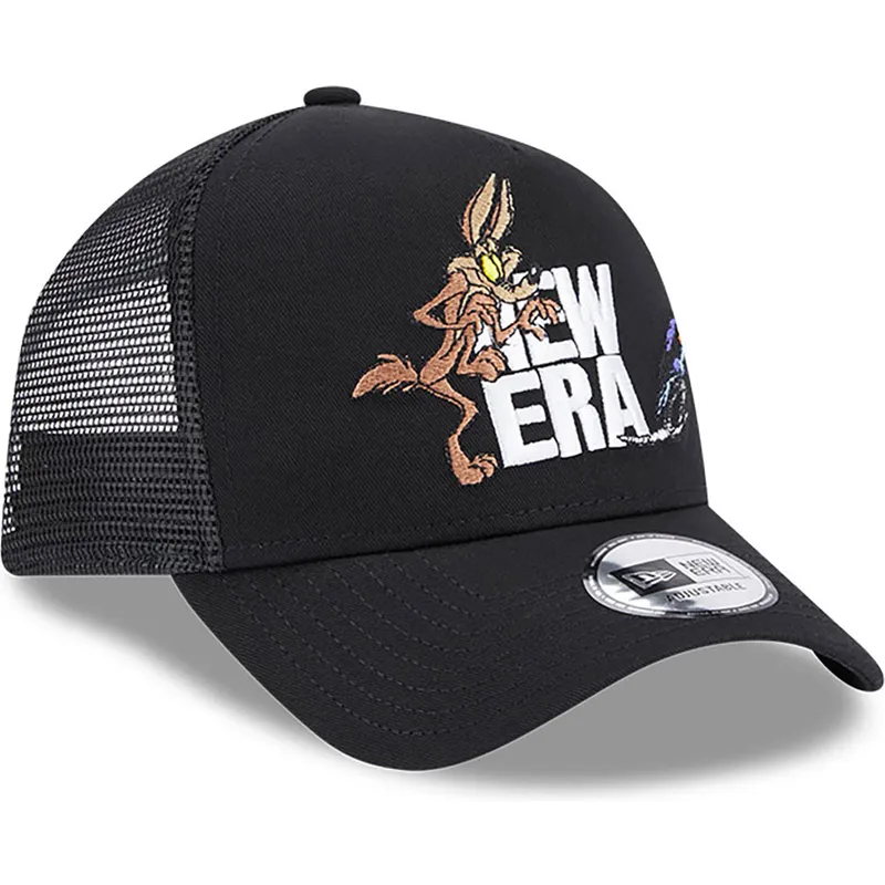 shapka-izvita-traker-cherna-snapbek-a-frame-na-coyote-correcaminos-looney-tunes-ot-new-era shapka-izvita-traker-cherna-snapbek-a-frame-na-coyote-correcaminos-looney-tunes-ot-new-era