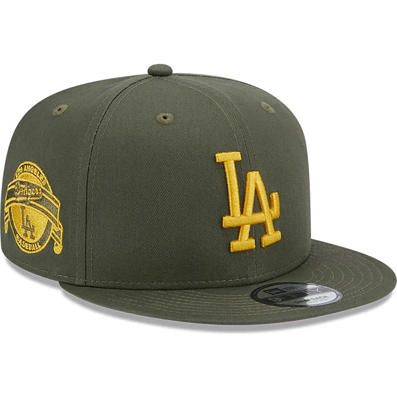 shapka-ploska-zelena-snapbek-9fifty-side-patch-na-los-angeles-dodgers-mlb-ot-new-era shapka-ploska-zelena-snapbek-9fifty-side-patch-na-los-angeles-dodgers-mlb-ot-new-era