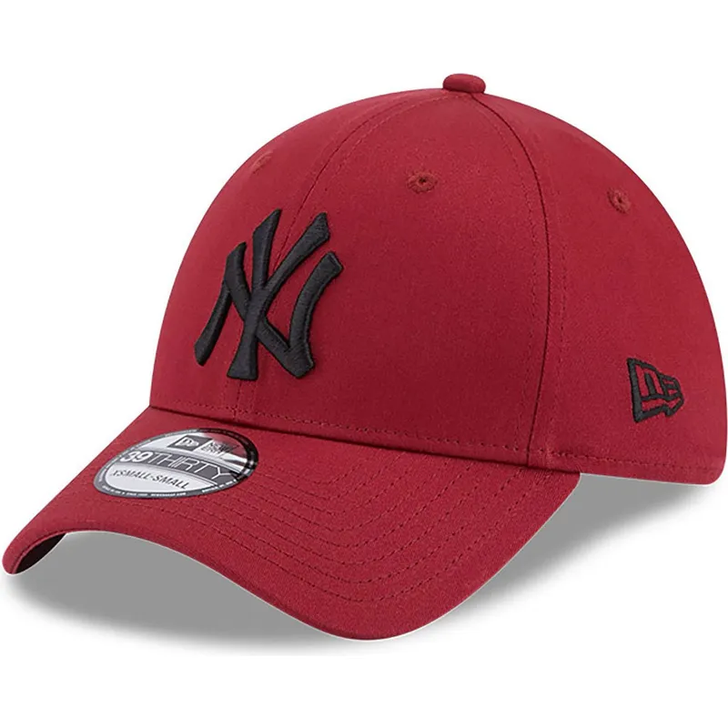 shapka-izvita-chervena-prilepnala-39thirty-comfort-na-new-york-yankees-mlb-ot-new-era