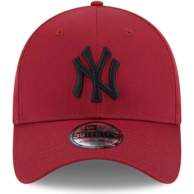 shapka-izvita-chervena-prilepnala-39thirty-comfort-na-new-york-yankees-mlb-ot-new-era