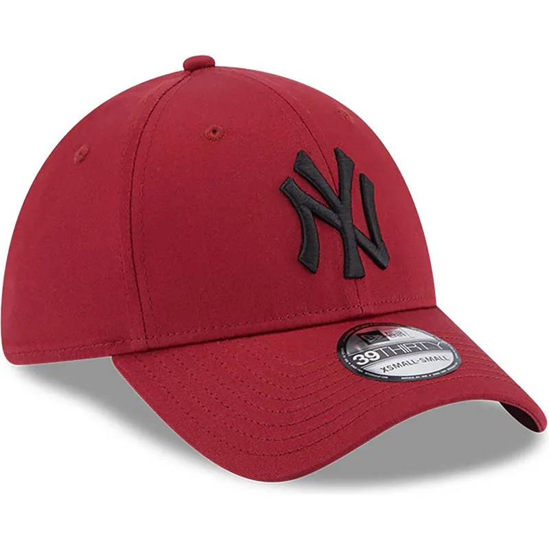shapka-izvita-chervena-prilepnala-39thirty-comfort-na-new-york-yankees-mlb-ot-new-era