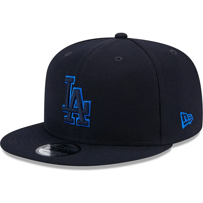 shapka-ploska-tmnosin-snapbek-9fifty-repreve-na-los-angeles-dodgers-mlb-ot-new-era