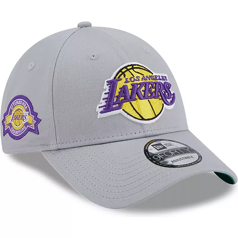 New era NBA Los Angeles Lakers Essential Outline 9Forty Cap White