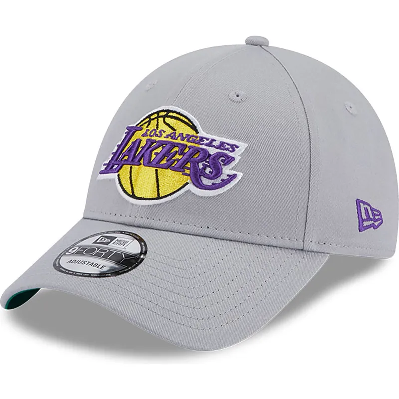 shapka-izvita-siv-reguliruem-9forty-team-side-patch-na-los-angeles-lakers-nba-ot-new-era