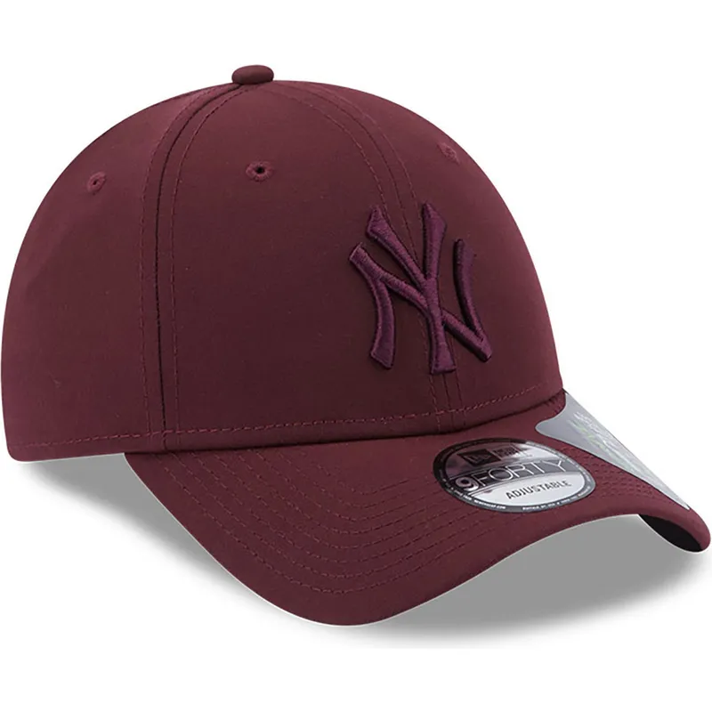 shapka-izvita-chervena-reguliruem-9forty-repreve-na-new-york-yankees-mlb-ot-new-era