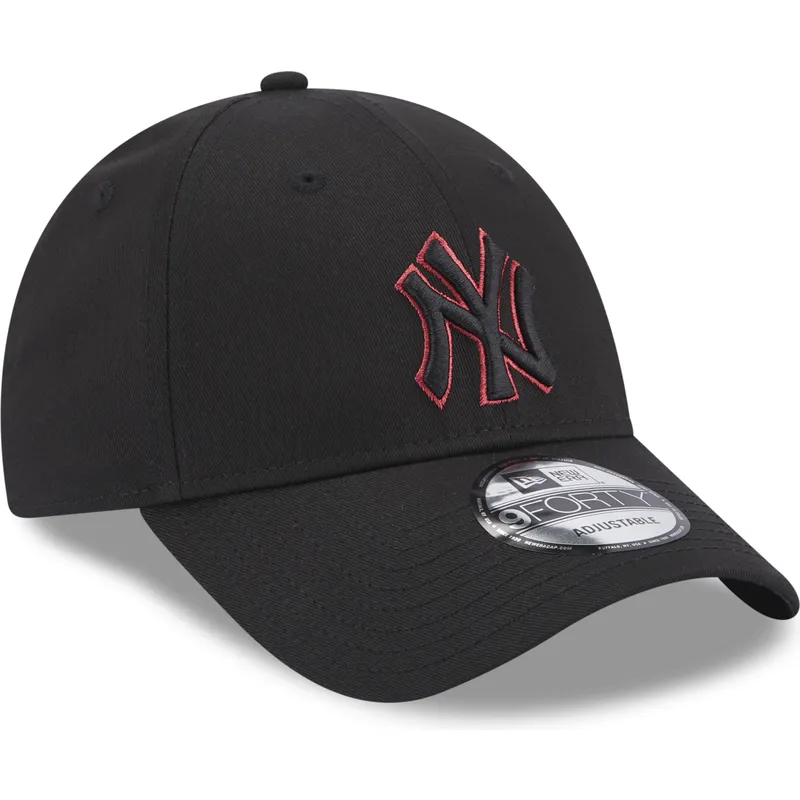 shapka-izvita-cherna-reguliruema-9forty-team-outline-na-new-york-yankees-mlb-ot-new-era